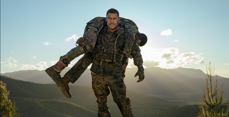 Alan Ritchson in War Machine