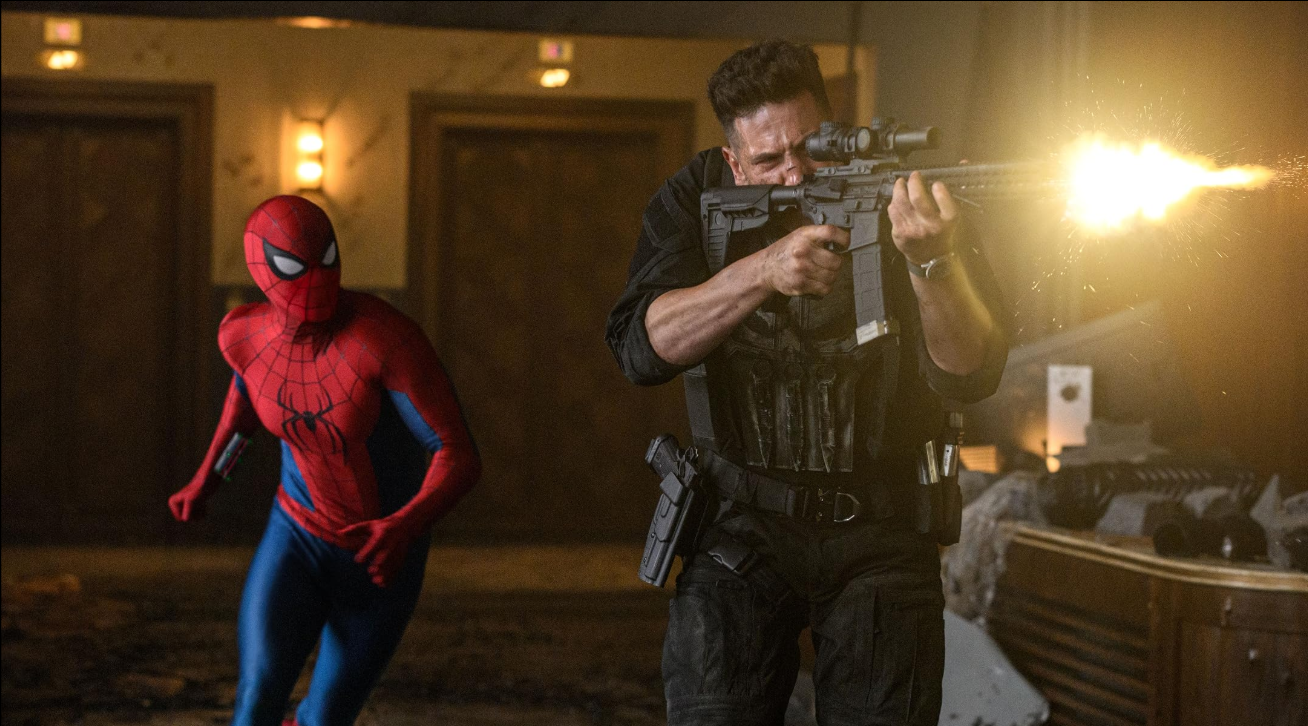 Spider-Man: Brand New Day features Spider-Man and The Punisher in action